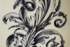 Ornament-Tintenstecher